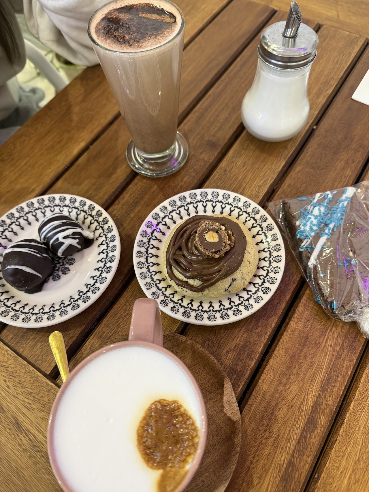 Café latte con arte